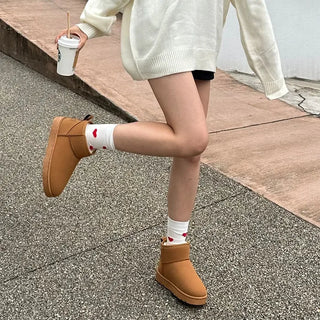Suede short UGG boots
