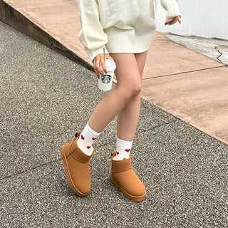 Suede short UGG boots