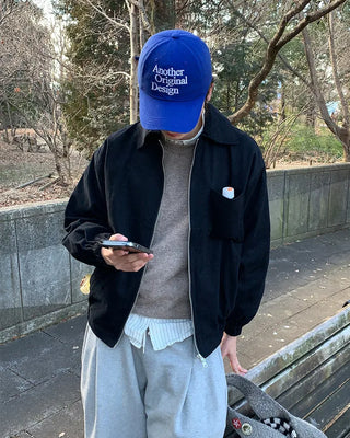 Color pocket zipper jacket