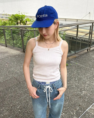 Slim ribbed camisole