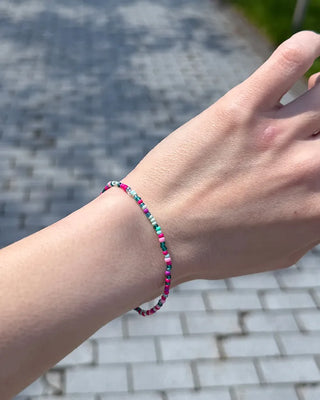 Mixed Color Bead Bracelet