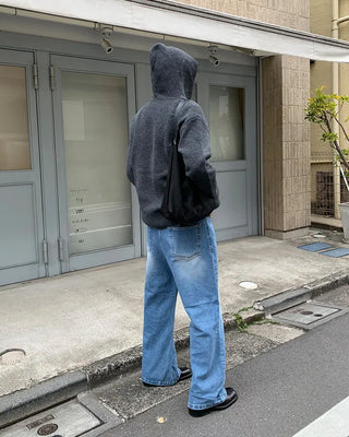 (Unisex) Flare Fit Denim Pants