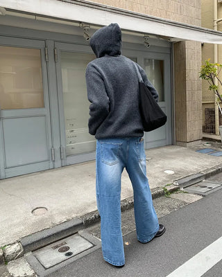 (Unisex) Flare Fit Denim Pants