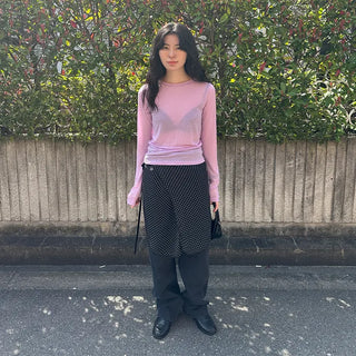 Slim layered T-shirt