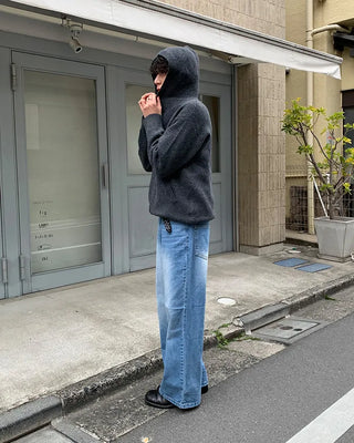 (Unisex) Flare Fit Denim Pants
