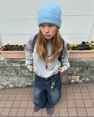 Saddle Shoulder Fleece Lined Sweatshirt