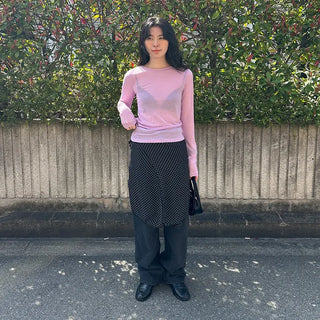 Slim layered T-shirt