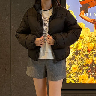 Two-tone neckline sweatshirt