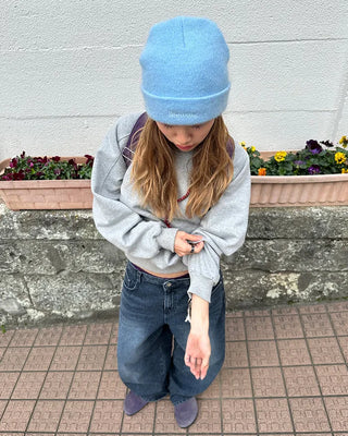 Saddle Shoulder Fleece Lined Sweatshirt