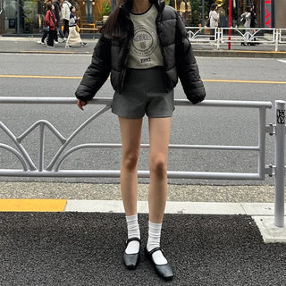 Two-tone neckline sweatshirt