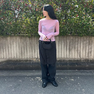 Slim layered T-shirt