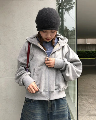 Back drawstring beanie