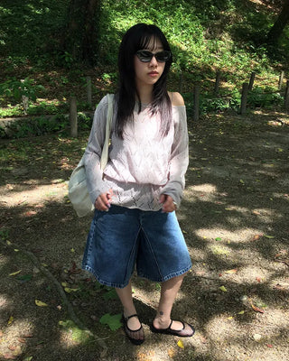 Cat Slim Frame Sunglasses