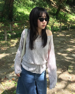 Cat Slim Frame Sunglasses