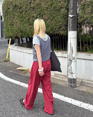 Tank Layered Semi-Cropped Short T-Shirt