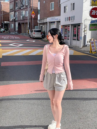 Summer slit collar cardigan (7 colors)