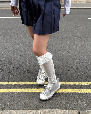 Frilled Outseam Loose Socks