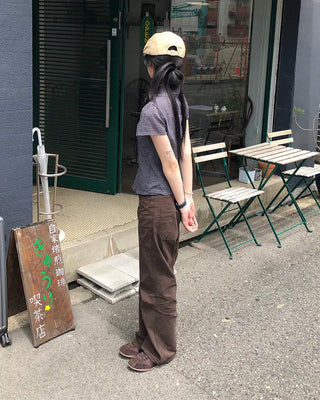 Checked Shirring Short-Sleeve Shirt