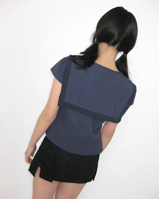 (ORIGINAL) Sailor Collar Ribbon Blouse