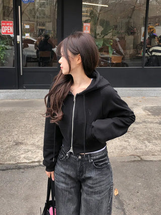 (5 colors) DR Balloon Cropped Hoodie