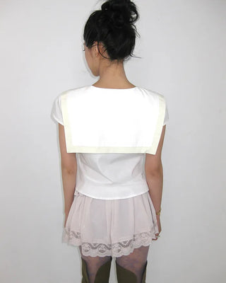 (ORIGINAL) Sailor Collar Ribbon Blouse