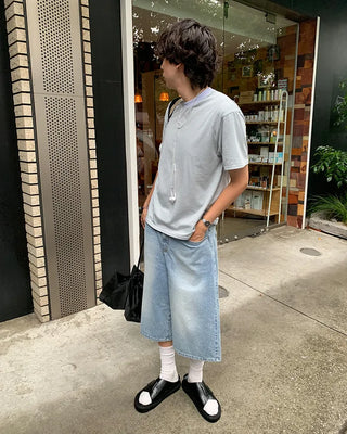 Denim Wash Bermuda Shorts
