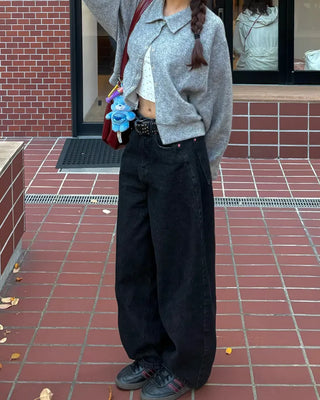Balloon sleeve cardigan