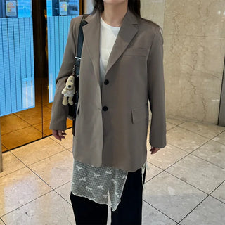 Simple oversized single jacket