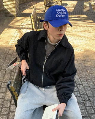Color pocket zipper jacket
