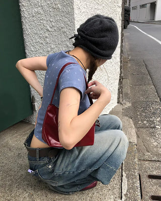 Back drawstring beanie