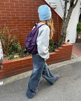 Drawstring Point Multi-Pocket Backpack