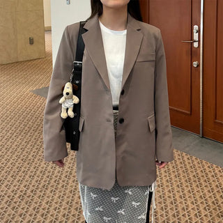 Simple oversized single jacket