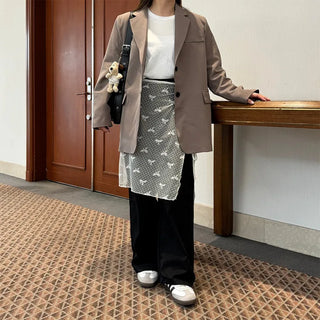 Simple oversized single jacket