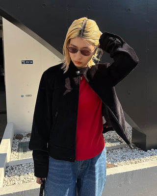 Scooped Neck Fleece Long T-Shirt