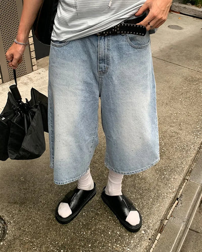 Denim Wash Bermuda Shorts
