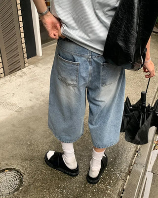 Denim Wash Bermuda Shorts