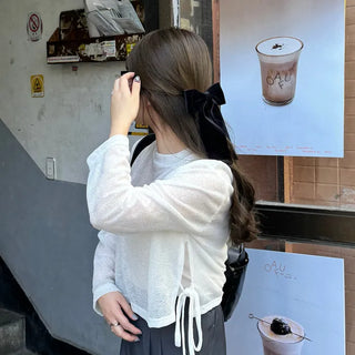 Black Big Ribbon Pin
