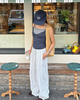 Square neck layered camisole