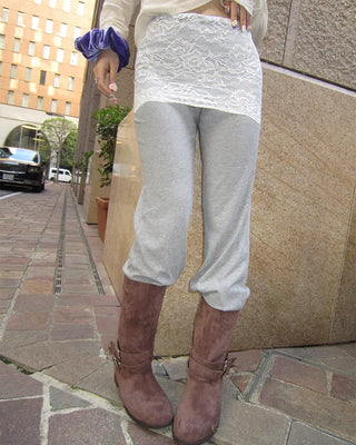 Ankle double belt 2-way suede boots