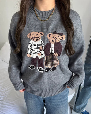 Bear Round Knit
