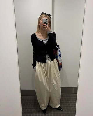 Layered Rib Cardigan