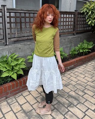 Elastic waistband button detail leggings pants