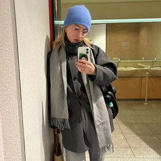 Fluffy Knit Beanie