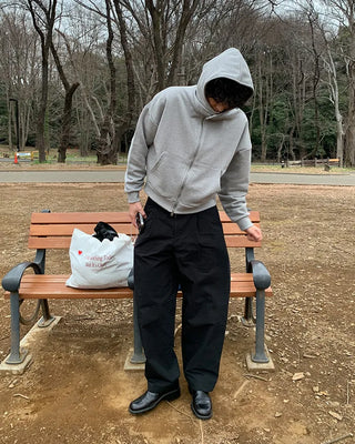 Balloon Fit Wide Pants