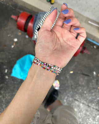Mixed Colorful Bead Bracelet