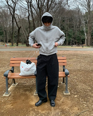 Balloon Fit Wide Pants