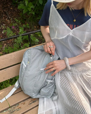 Graph Check Multi-Pocket Backpack