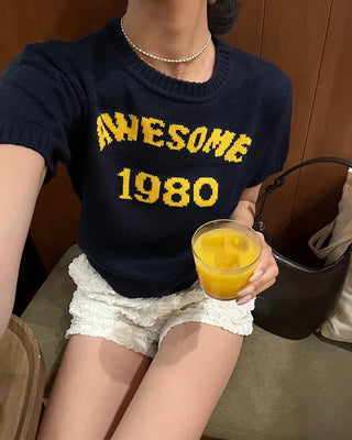 1980 Half-Sleeve Knit