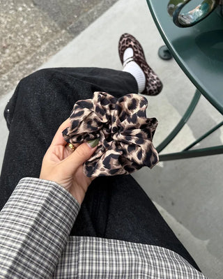 Leopard Scrunchie