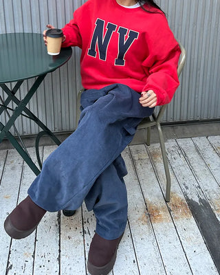 (Unisex) 2-Way Corduroy Carpenter Pants